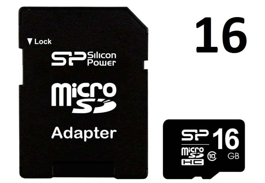 Silicon Power micro SD на 16Gb