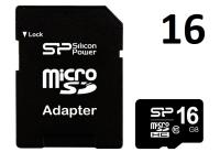Silicon Power micro SD на 16Gb