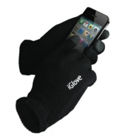 Перчатки iGlove для сенсорных экранов (черные, акриловые)